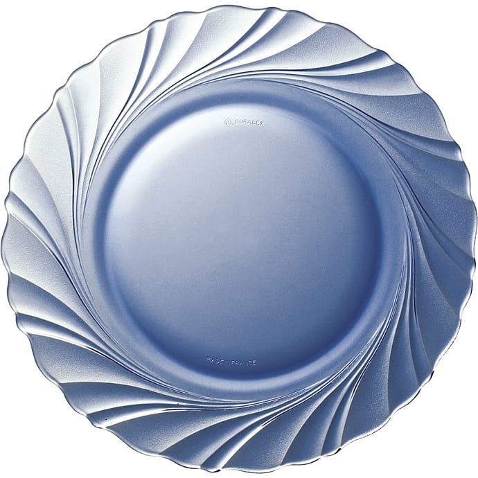 Duralex glastallerken 23,5 cm - blå