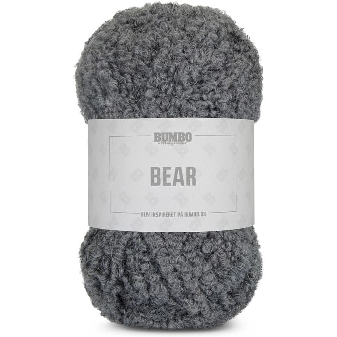 BUMBO Bear Uldblandingsgarn - Gråbjørn 005
