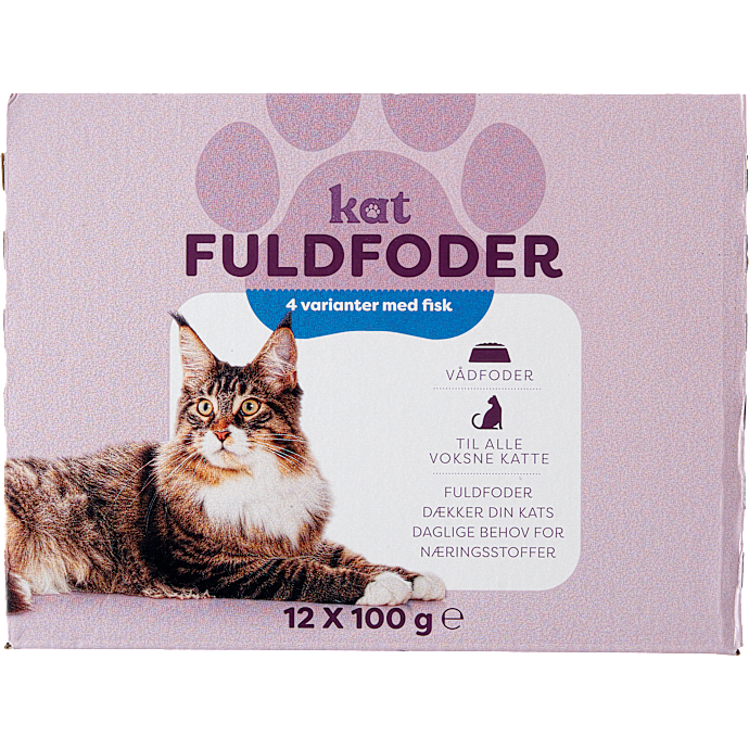 Kattefoder multipack m. fisk
