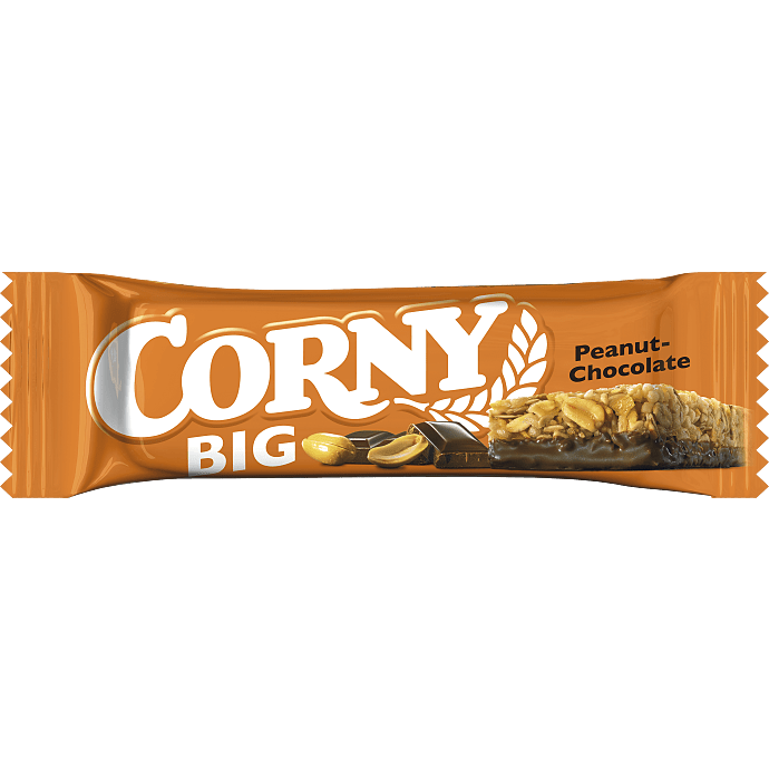Müslibar m. peanuts og mælkechokolade