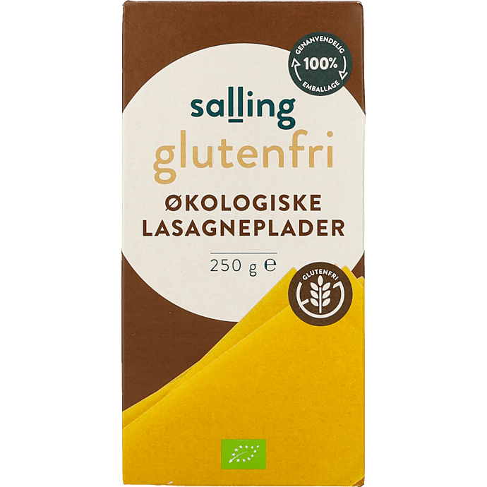Lasagneplader glutenfri øko