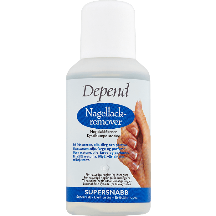 Neglelakfjerner u. acetone parfumefri