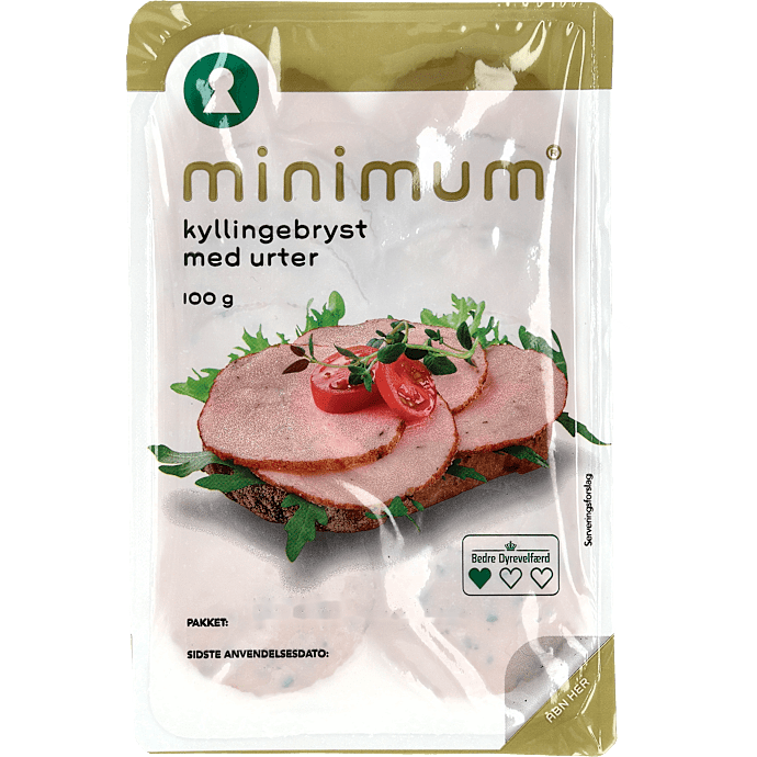 Kyllingebryst i skiver m. urter