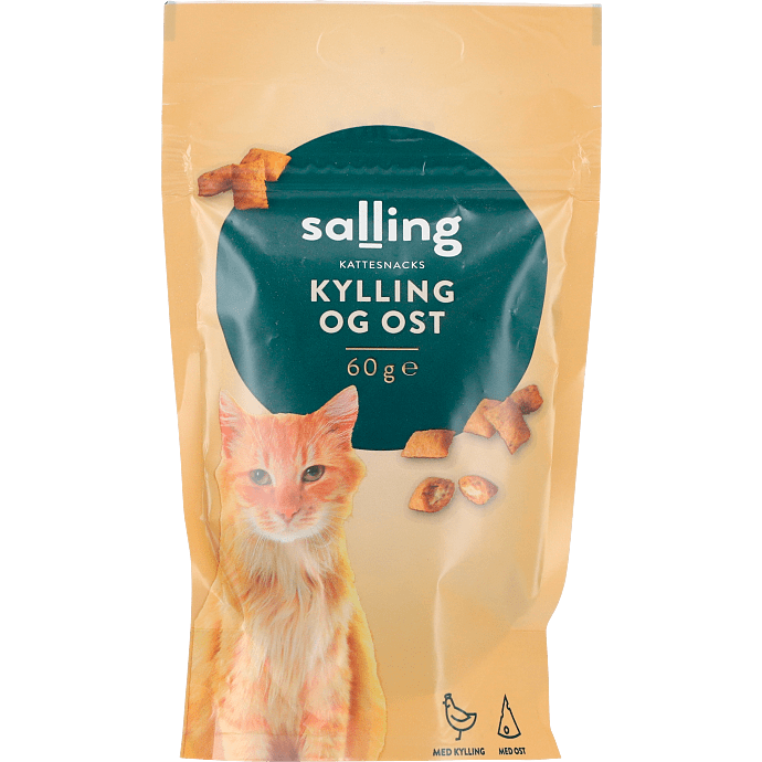 Godbidder m. kylling og ost