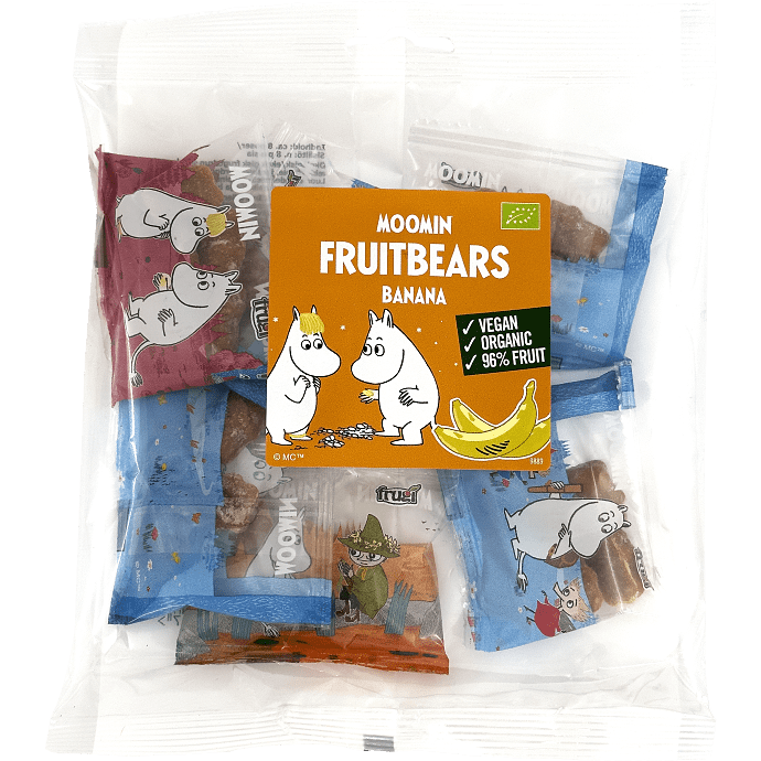 Frugtsnacks m. banan øko