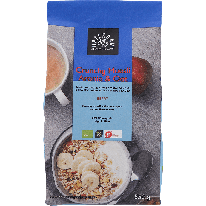 Muesli Crunchy aronia øko