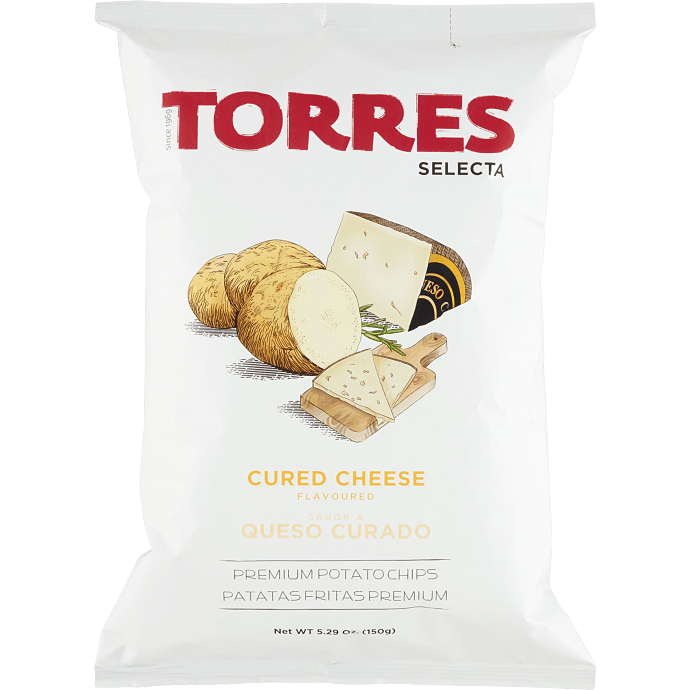 Chips m. ostekrydderi