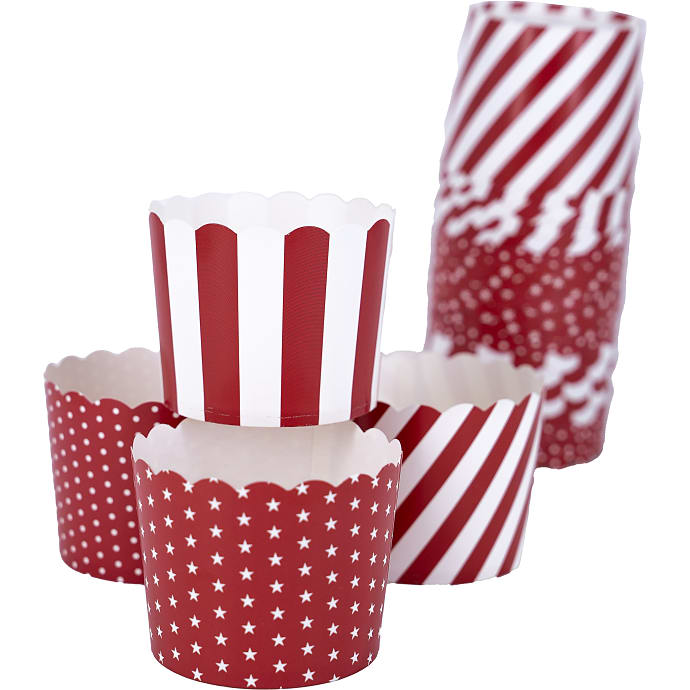 Salling muffinforme 24-pak - flere farver