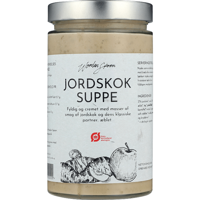 Jordskokkesuppe m. æble og estragon øko