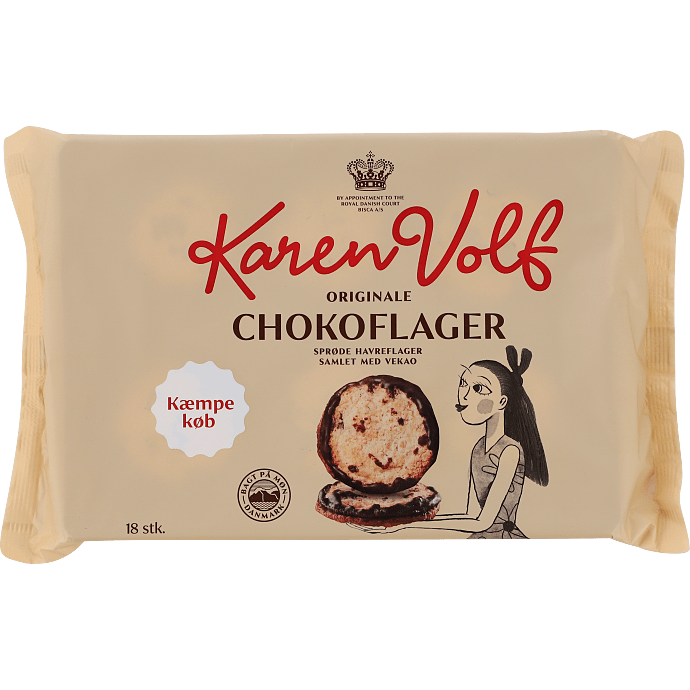 Havreflager m. kakaofyld