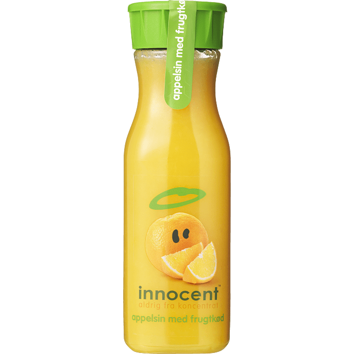 Appelsinjuice m. frugtkød