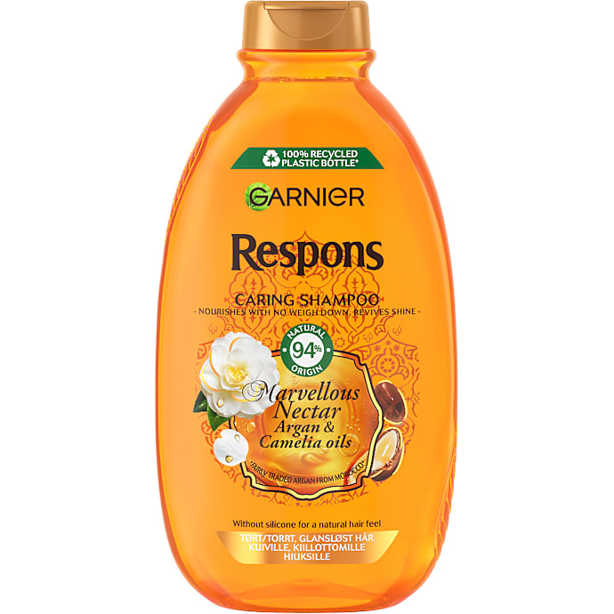 Shampoo m. argan- og kameliaolie tørt og glansløst hår