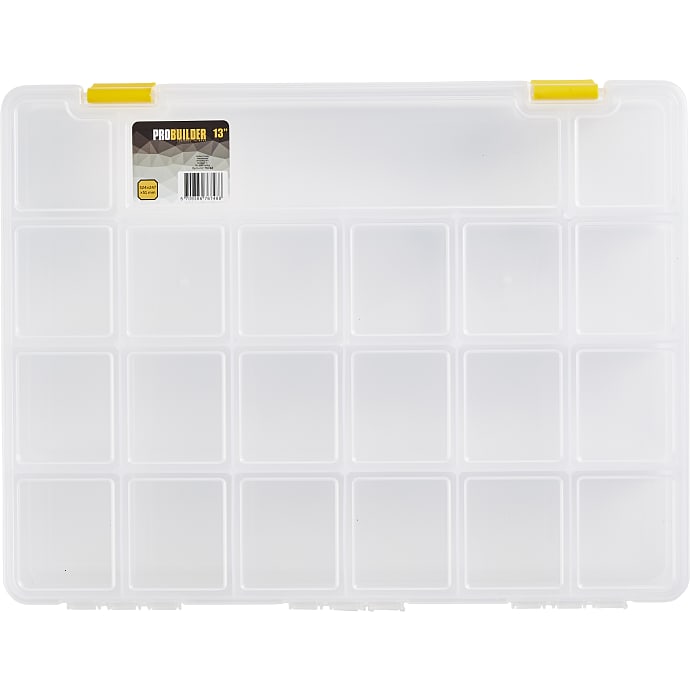 Probuilder sortimentsæske 13" - transparent
