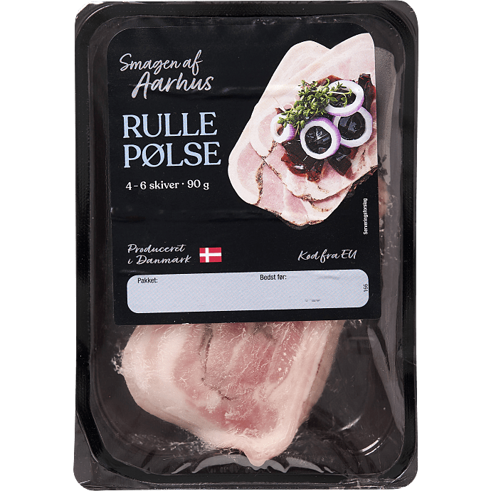 Rullepølse i skiver