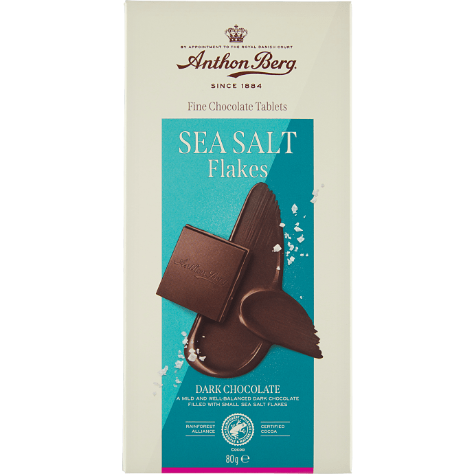 Mørk chokolade m. havsalt