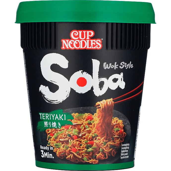 Instant kopnudler m. teriyaki