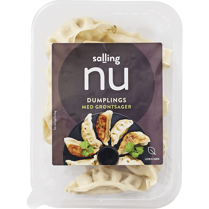Dumplings m. grøntsager