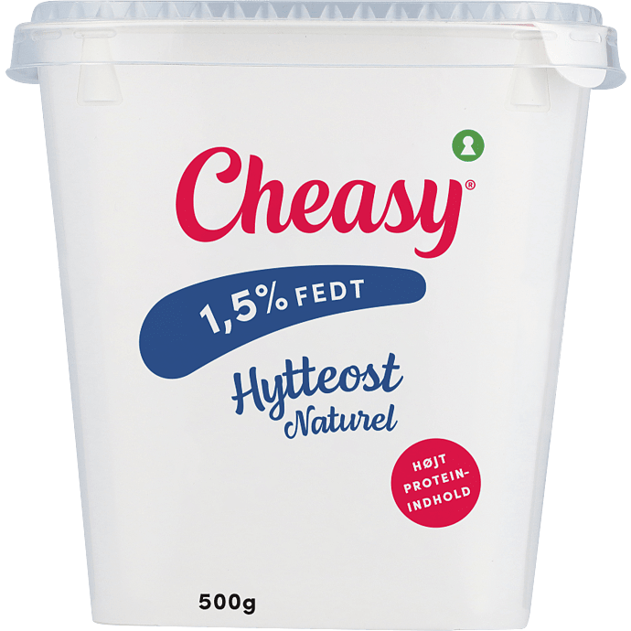 Hytteost naturel 1,5% fedt