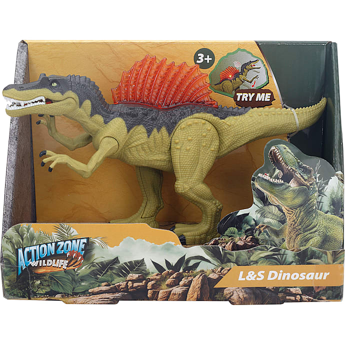 Action Zone l&s dinosaur - flere varianter - assorteret