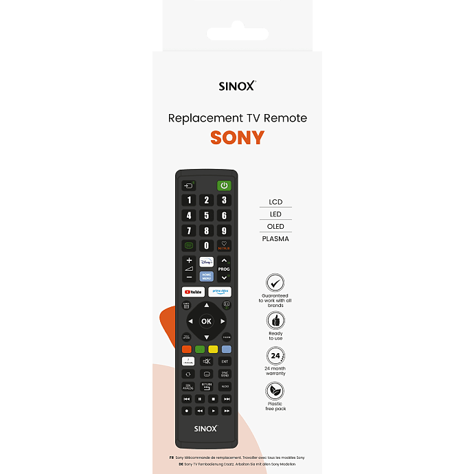 SINOX TV-remote for Sony