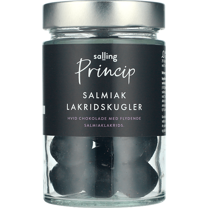 Chokoladekugler m. salmiaklakrids