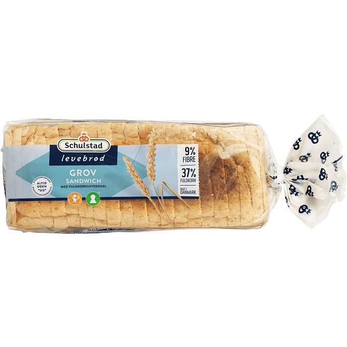 Fuldkornssandwichbrød