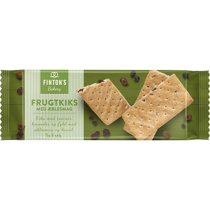 Frugtkiks m. æblesmag