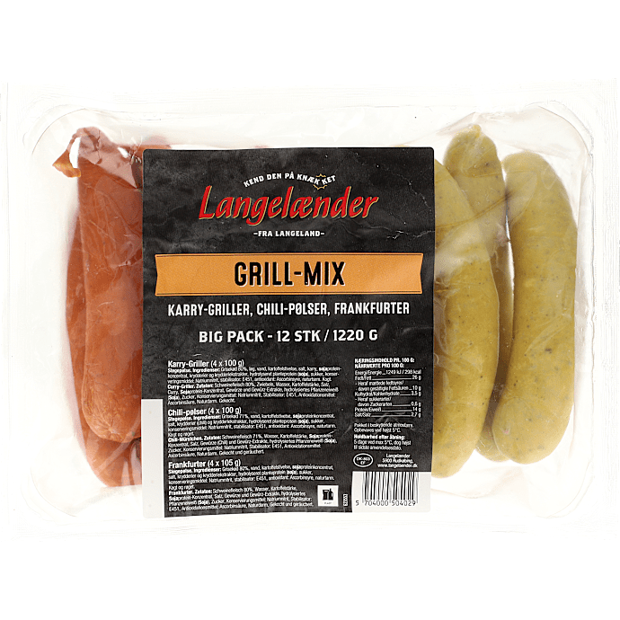 Grillpølser mix