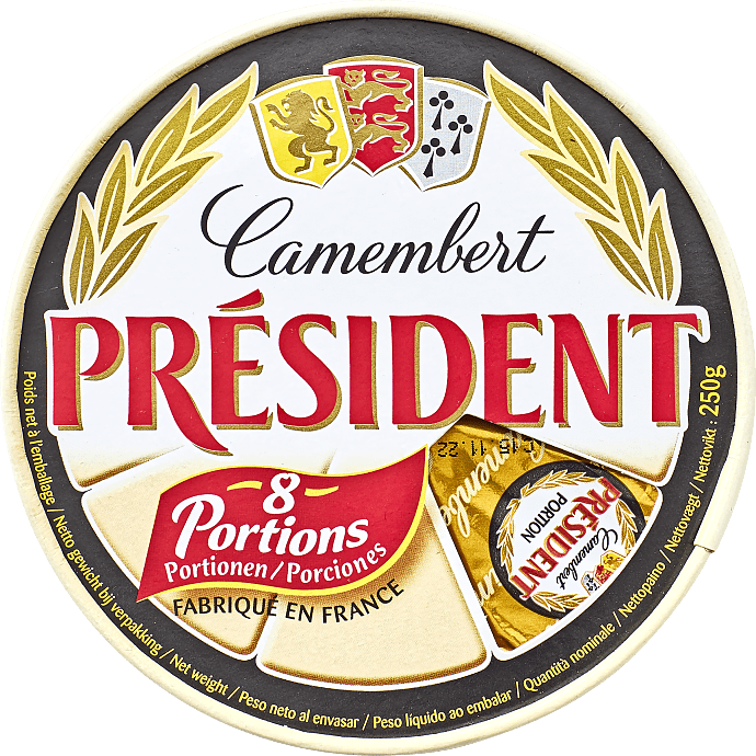 Camembert i portioner 45+