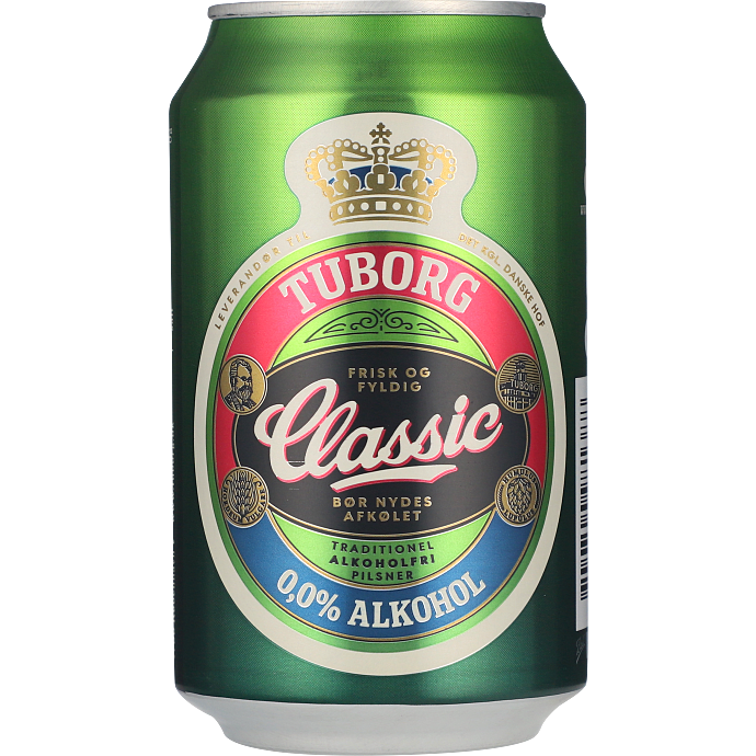 Tuborg Classic 0,0% alkoholfri