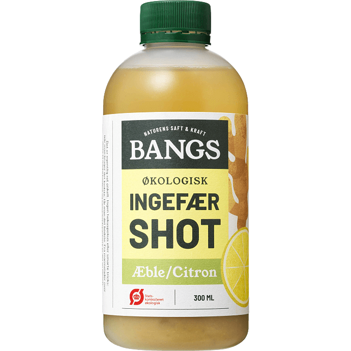 Ingefærshot m. æble og citron øko