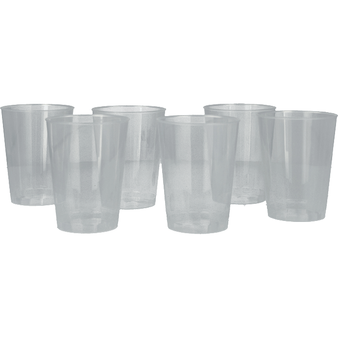 Drikkeglas i plast 6-pak (280ml)