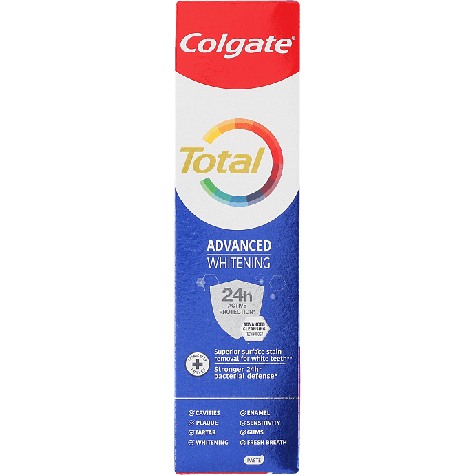 Tandpasta m. whitening effekt