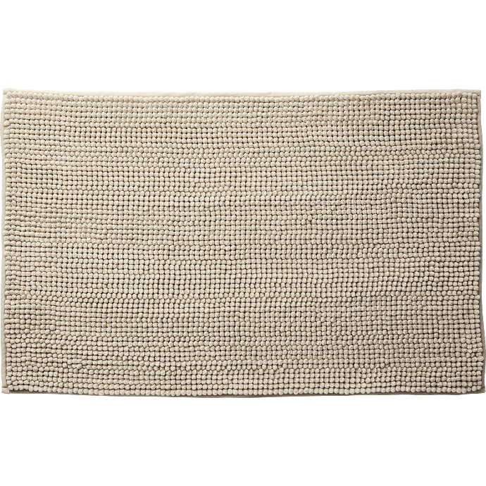 Chenille bademåtte - beige
