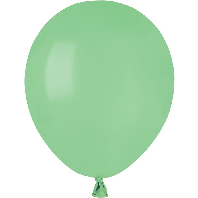 Latexballoner 13 cm 15-pak - mintgrøn