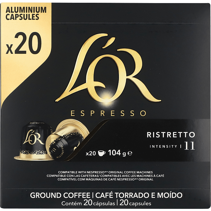 Ristretto kaffekapsler