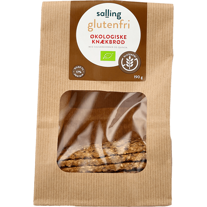 Knækbrød glutenfri øko