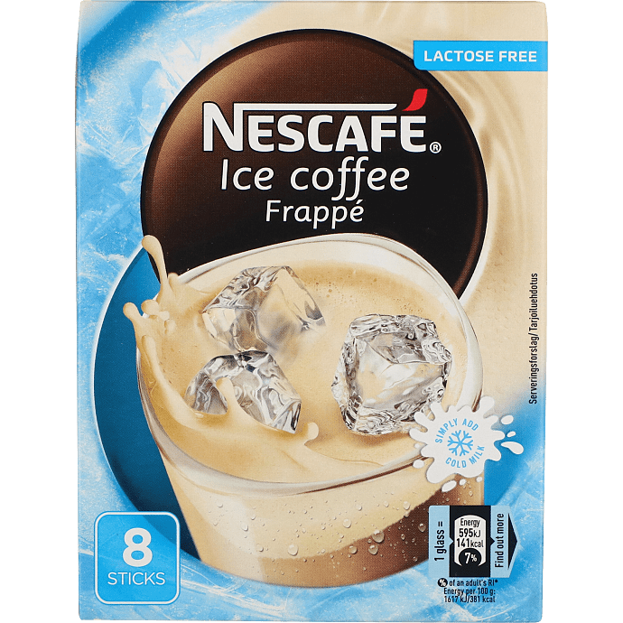 Instant iskaffe i portioner laktosefri