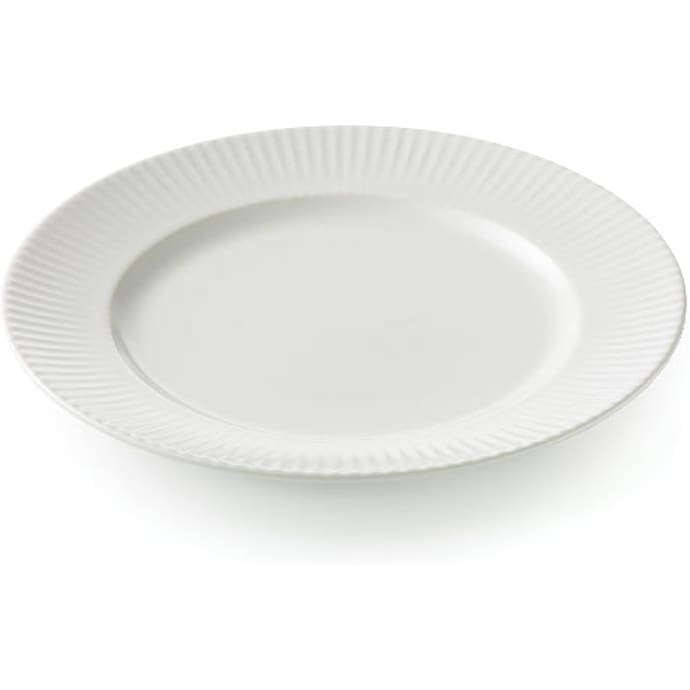 Groovy frokost tallerken stentøj 21 cm - hvid
