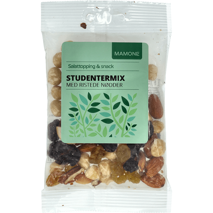 Studentermix m. ristede nødder