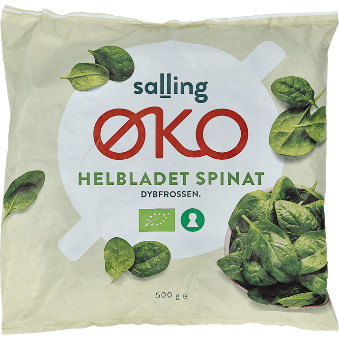 Helbladet spinat øko