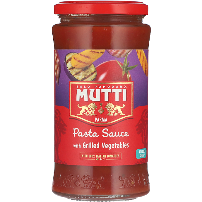Pastasauce m. grillede grøntsager