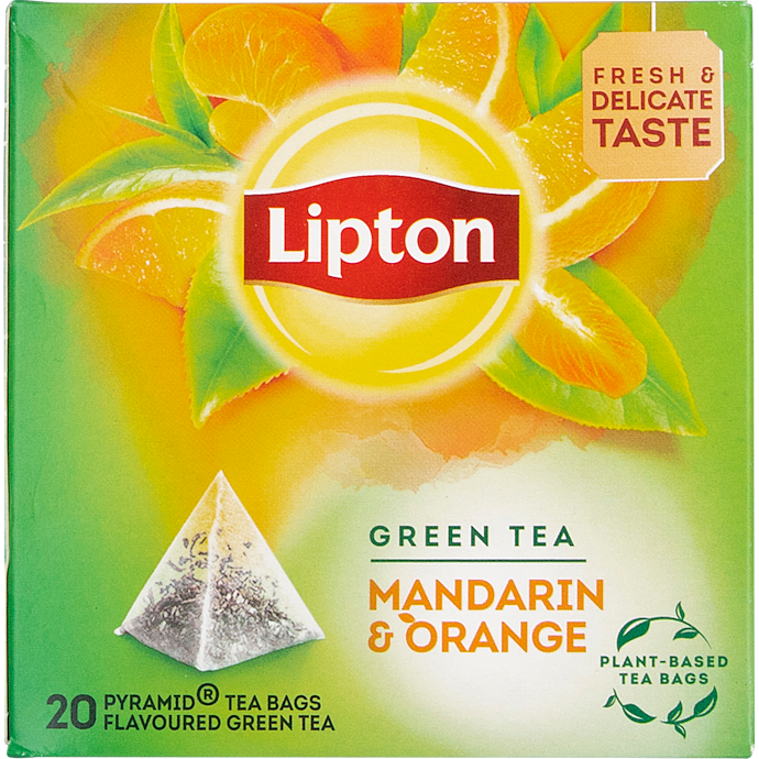 Grøn te m. mandarin og appelsin