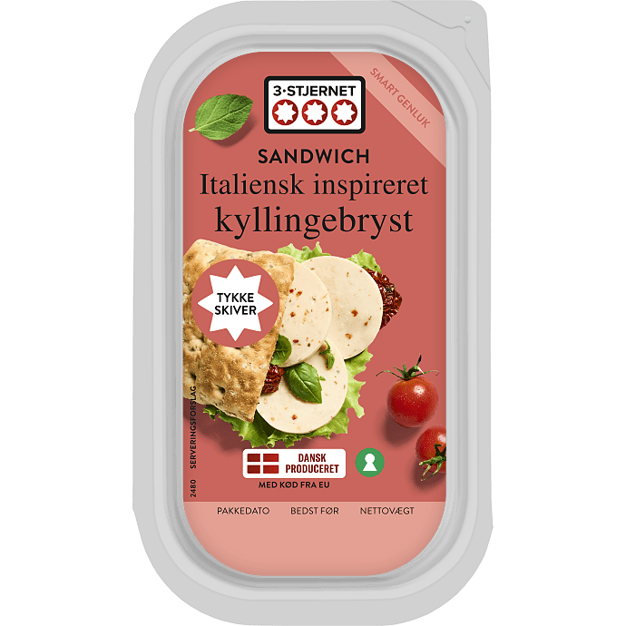 Kyllingebryst i skiver