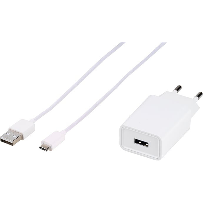 Vivanco Home Charger 3A 15W + USB-C cable - Adaptiv Fast charging