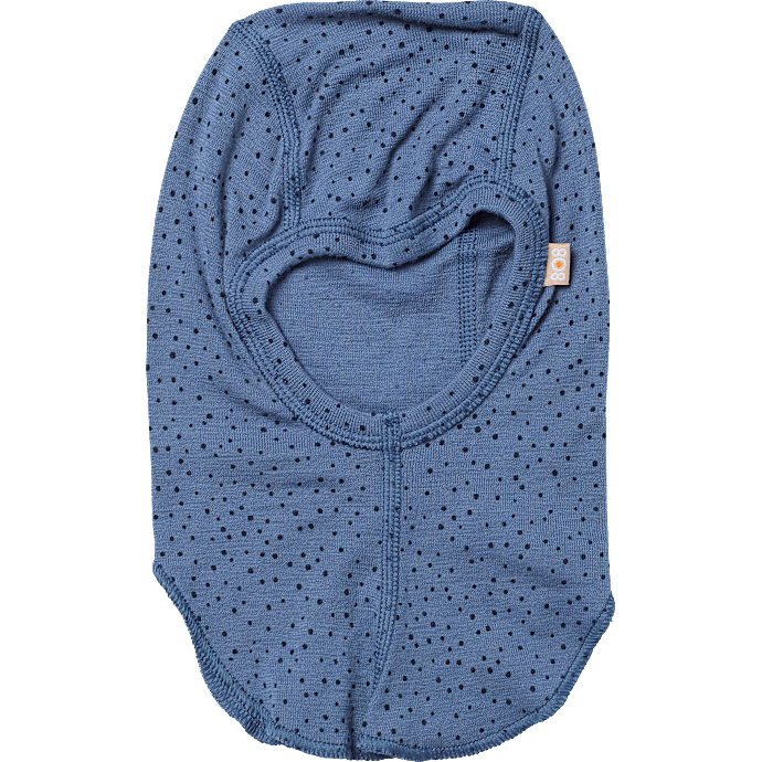 808 baby uld balaclava str. 68/74 - blå