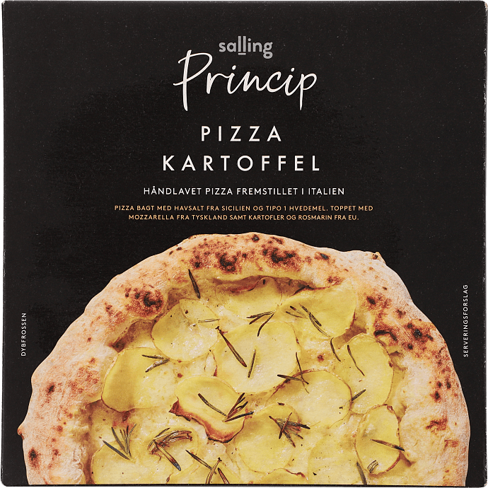Pizza m. kartoffel og rosmarin