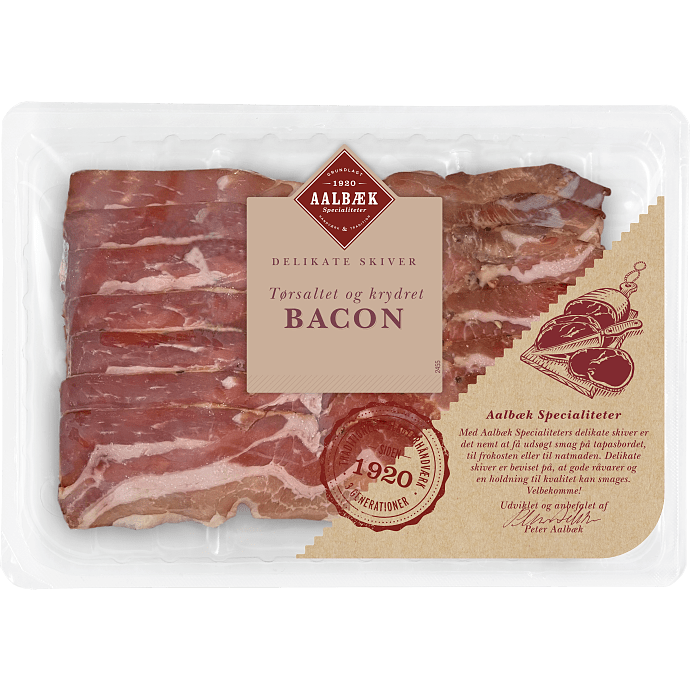 Bacon i skiver