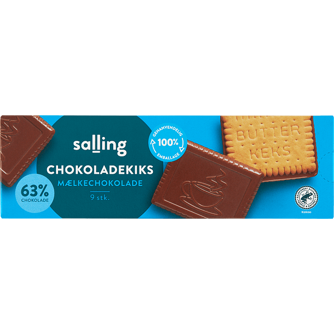 Kiks m. mælkechokolade