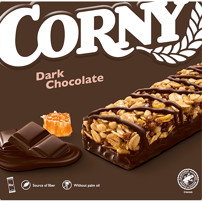 Müslibarer m. mørk chokolade